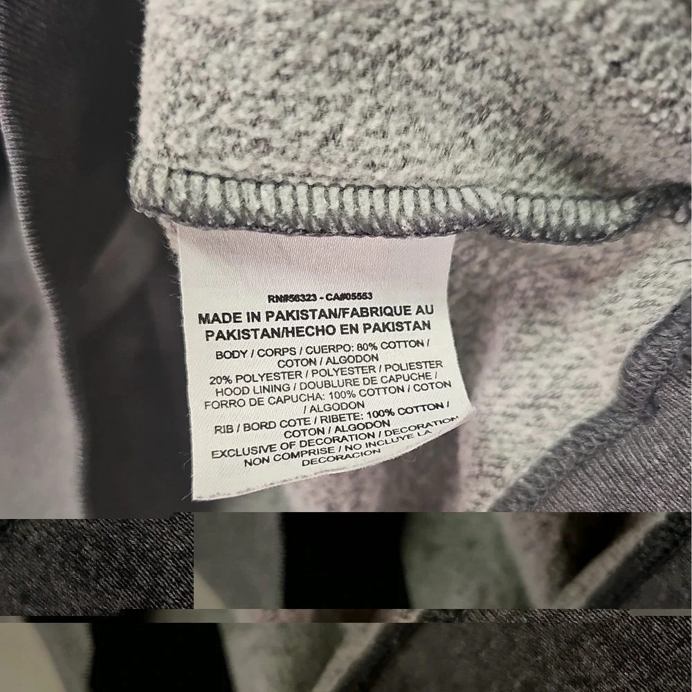 Nike Womens Medium Heather Gray Sportswear Club Fleece Funnel Neck Hoodie Cowl